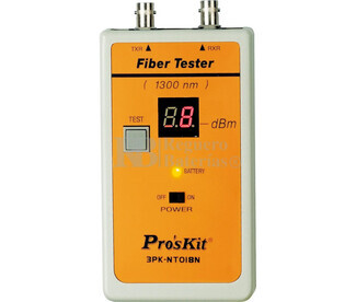 Comprobador de cables ST de fibra óptica Proskit 3PK-NT018N-ST