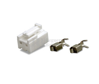 Conector areo hembra 2 Pines paso 4mm