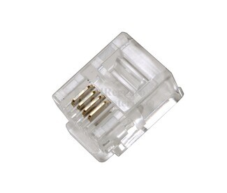 Conector modular telefnico RJ9