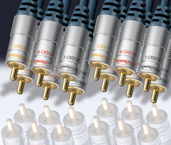 Conexin 3xRCA Macho-3xRCA Macho Audio/Video DVD-VCR-Hifi 5 metros 