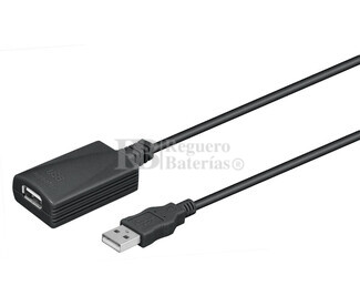 Conexin activa USB-A 2.0 macho-hembra USB-A 2.0