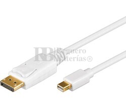 Conexin DisplayPort macho a Mini DisplayPort  1m