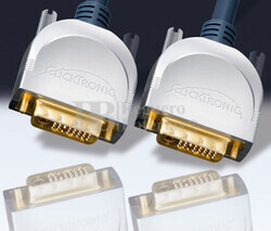 Conexin DVI-D (24+1) macho - macho 10m con ferritas 10 metros