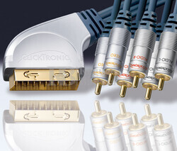 Conexin Euro-6XRCA Macho Audio/Video AMP DVD Hifi/TFT LCD 5 metros