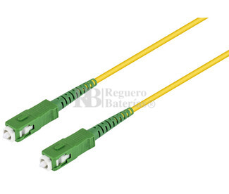 Conexión fibra óptica datos SC-SC, monomodo simplex 15.0m