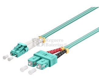 Conexión fibra óptica para datos LC-SC, multimodo dúplex, 2m