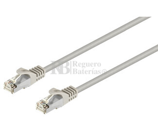 Conexin FTP Cat.5e RJ45 macho - macho, 0.5m Gris