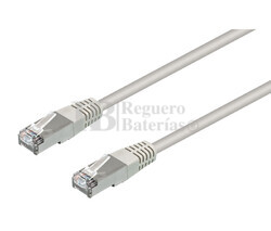 Conexin FTP Cat.5e RJ45 macho - macho, 15.0m Gris