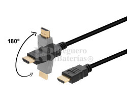  Conexin HDMI 2.0b 4K Hi-Speed macho - macho giro 180 3.0m