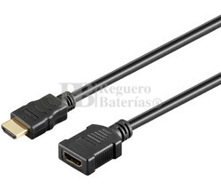  Conexin HDMI 2.0b 4K macho - hembra 0.5m