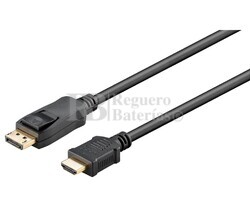  Conexión HDMI M-M a DisplatPort 1.0m