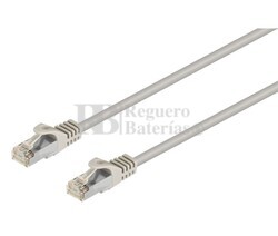 Conexin RJ45 FTP macho - macho, Cat.6 LSHZ Cobre Gris 0.5m