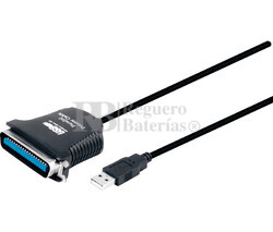  Conexión USB-A 2.0 macho a impresora Centronic macho