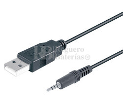  Conexin USB-A 2.0 macho a Jack 3,5mm macho 4 pin