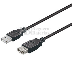 Conexin USB-A 2.0 macho-hembra USB-A 2.0 0.3 metros