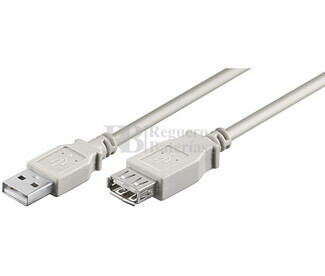 Conexin USB-A 2.0 macho-hembra USB-A 2.0, 3 metros