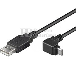 Conexin USB-A 2.0 macho-macho Micro USB 90 1.8 metros