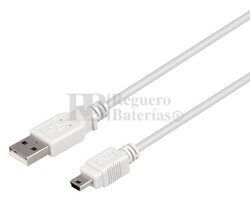 Conexión USB-A 2.0 macho-macho Mini USB 1 metro