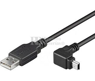 Conexin USB-A 2.0 macho-macho Mini USB 90 1.8 metros