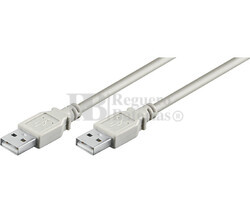 Conexión USB-A 2.0 macho-macho USB-A 2.0, 1.8 metros