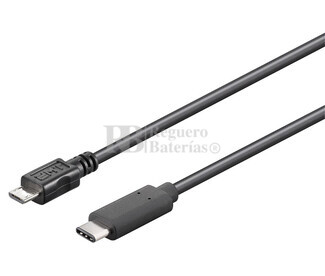  Conexin USB-C 3.1 macho-macho micro USB-B 2.0, 1 metro