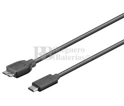  Conexin USB-C 3.1 macho-macho micro USB-B 3.0, 0.6m