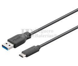  Conexin USB-C 3.1 macho-macho USB-A 3.0, 0.5m