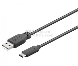  Conexin USB-C macho-macho USB-A 2.0 1,0m
