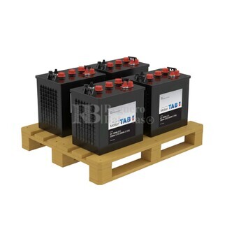 Pack 4 bateras TAB GC2 B225 | 6 Voltios 250 Amperios