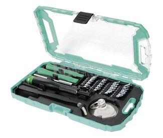 Kit herramientas para reparacin de telfonos y consolas 32 piezas