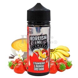 Liquido Moreish As Flawless Custards Strawberry & Banana 100ml 