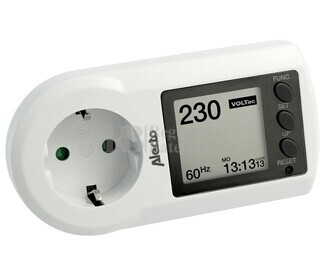 Monitor de consumo elctrico blanco