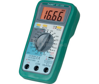 Multmetro Digital para Uso General Proskit MT-1250