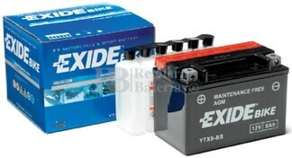 YTX20-BS Bateria para Moto 12 Voltios 18 Amperios sin mantenimiento Exide