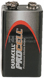 PILA ALCALINA INDUSTRIAL DURACELL PROCELL 9V 6LR61 PC1604 