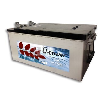 Batera para instalacin solar UP-SP160 12 Voltios 160 Amperios 513X189X223 mm (sin mantenimiento )