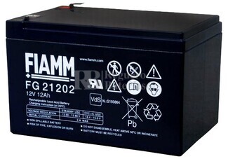 Batera para Patines Elctricos AGM 12 Voltios 12 Amperios Fiamm