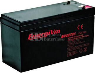 Batera para Alarma de 12 Voltios 7 Amperios ENERGIVM MV1270S