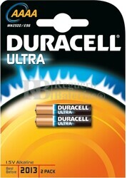 Pila Alcalina AAAA Duracell Ultra 1.5V ( Blister 2 pilas )