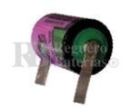 Bateria Tadiran SL-750-T - 1-2AA 3,6 Voltios 1,1 Amperios Con lenguetas
