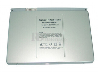 Bateria para Apple MacBook Pro 17 Pulgadas A1151