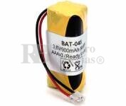 Bateria recargable 3.6 Voltios 900 mAh AAA NI-MH 45,0x20,0x20,0mm