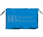 Bateria recargable 4.8 Voltios 150 mAh 2-3AA NI-CD 44,0x28,8x11,0mm