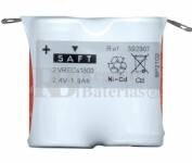 Packs de baterias recargables SAFT 2.4 Voltios 1.800 mAh NI-CD 45,0x42,5x22,5mm