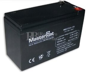 Bateria de Plomo 12 Voltios 7.5 Amperios 151x65x94mm Master Battery