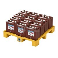 Pack 12 Bateras Trojan T-105 6 Voltios 225A C20