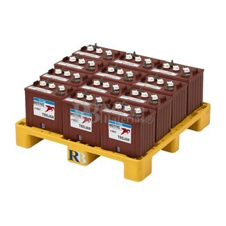 Pack 12 bateras Trojan T125 6 Voltios 266 Amperios