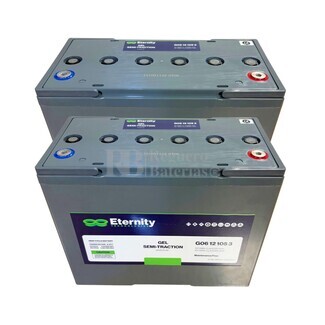 2 Bateras Gel G06-12-105 Eternity, Energa confiable para vehculos elctricos