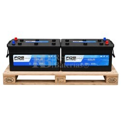2 Bater�as Solar con mantenimiento | 12 Voltios 250 Amperios FQS12-250-T