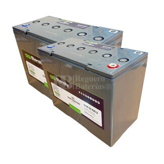 2 Bateras Gel Eternity G06-12-105, Mxima duracin en mquinas de limpieza de suelos